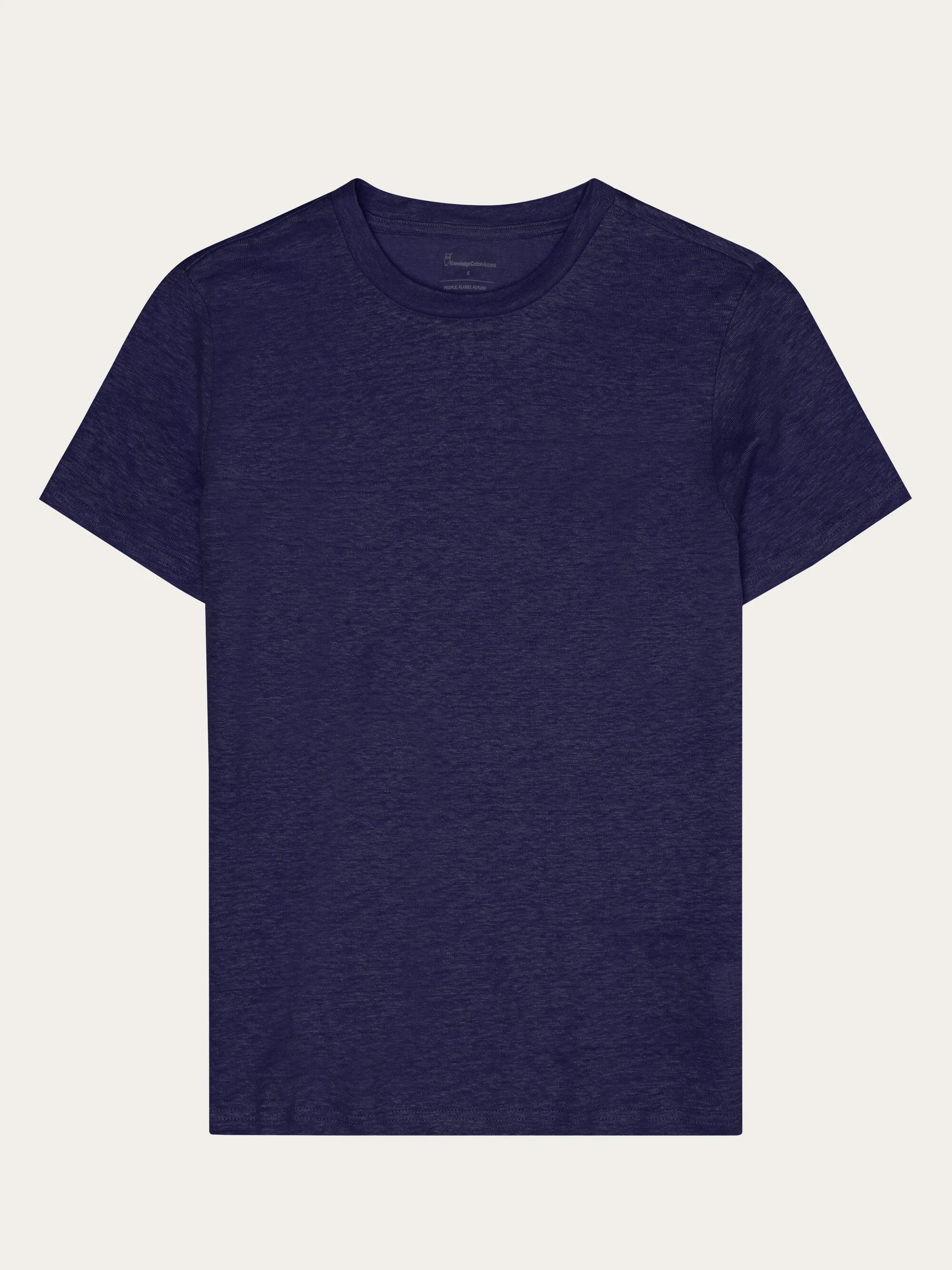 Reg linen t-shirt - Total Eclipse Knowledge Cotton