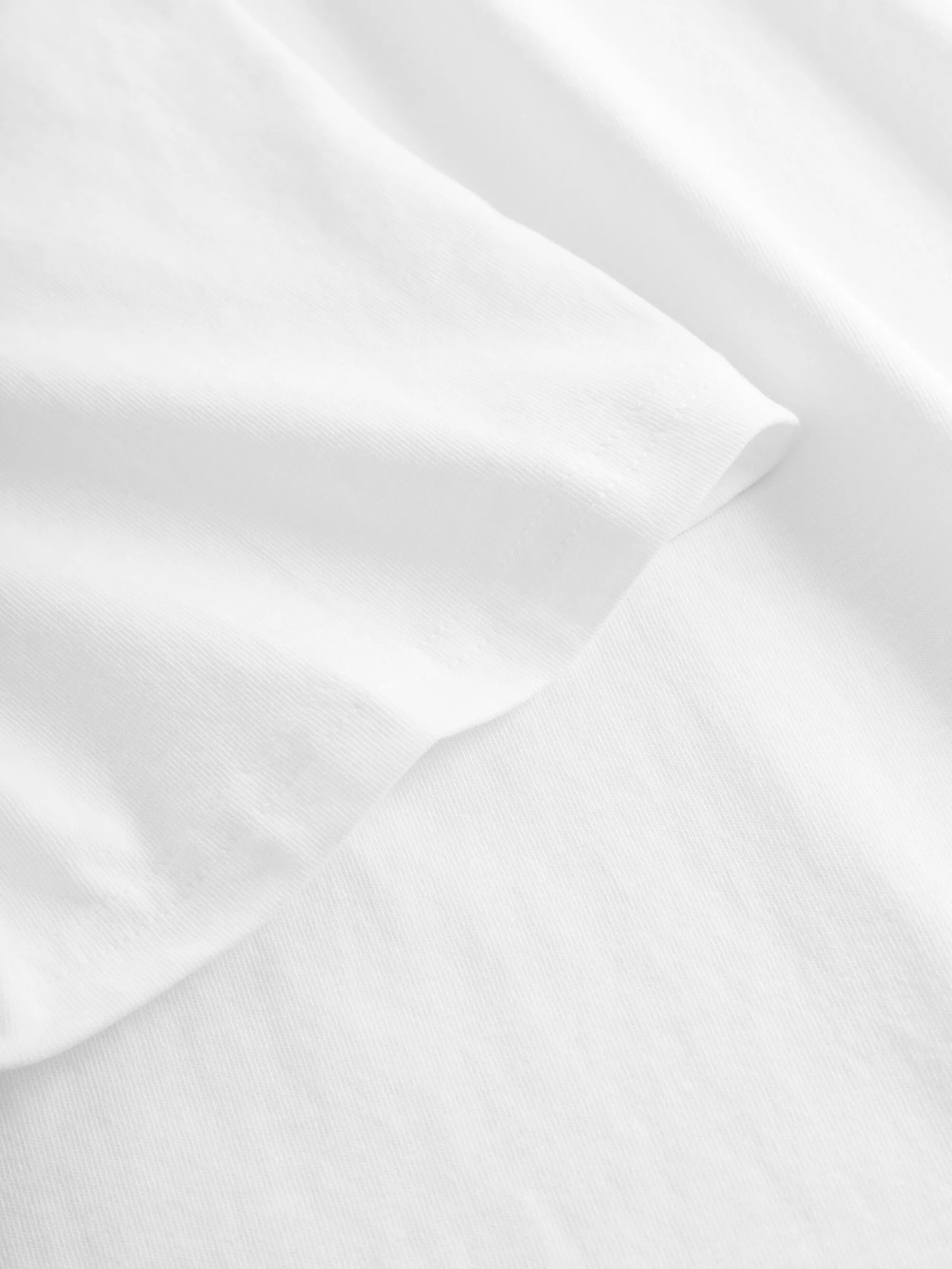 Regular fit Badge t-shirt - Bright White Knowledge Cotton