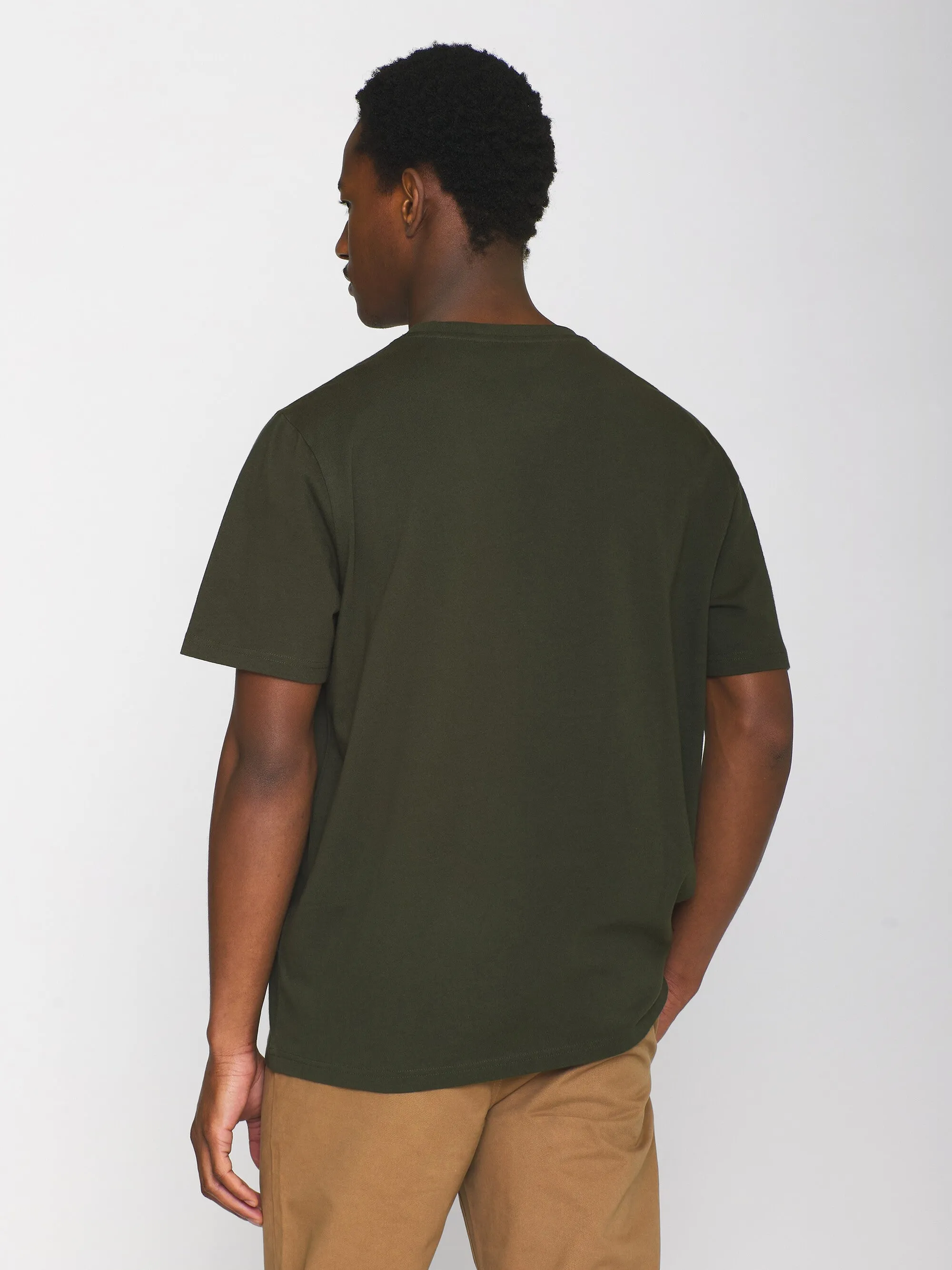 Regular fit Badge t-shirt - Forrest Night Knowledge Cotton