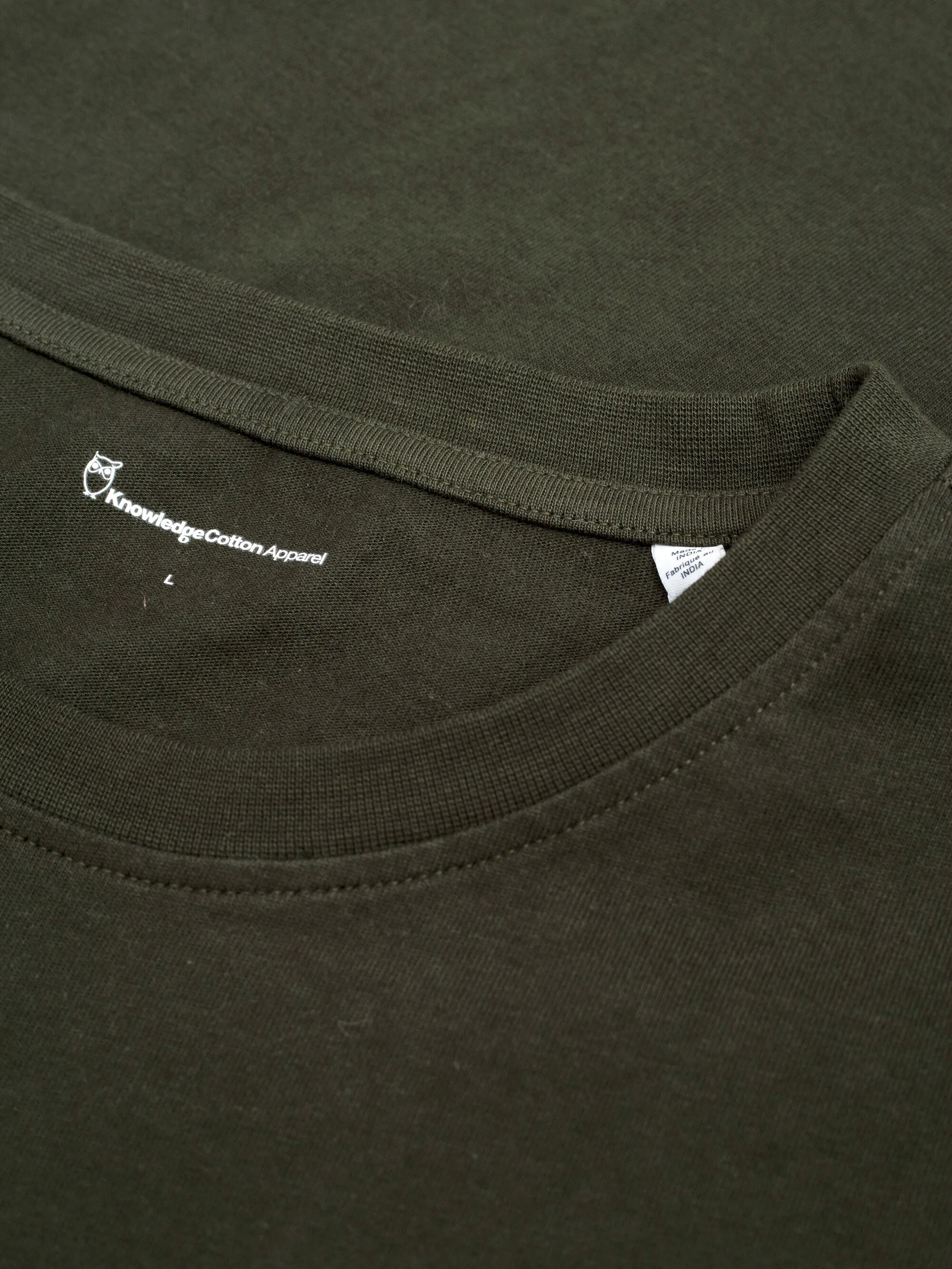 Regular fit Badge t-shirt - Forrest Night Knowledge Cotton