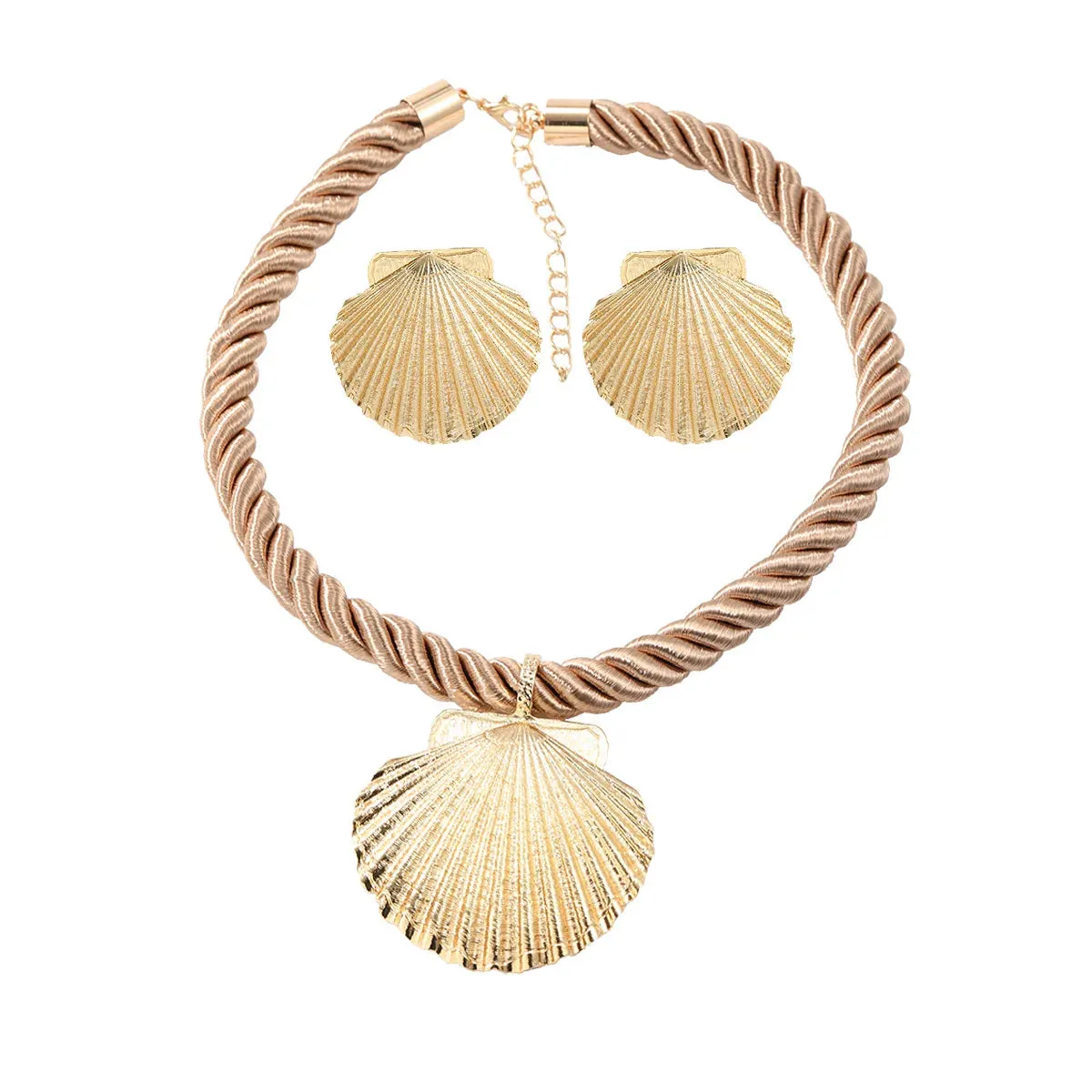 Rope Chain Shell Pendant Necklace Set Anna Kay Co