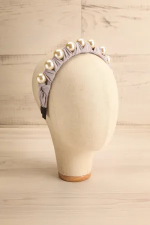Salamanque | Grey Pearl Headband