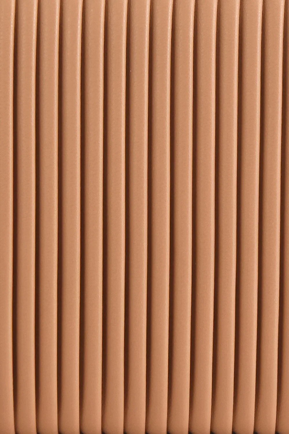 Sandy Beige | Pleated Vegan Leather Wallet