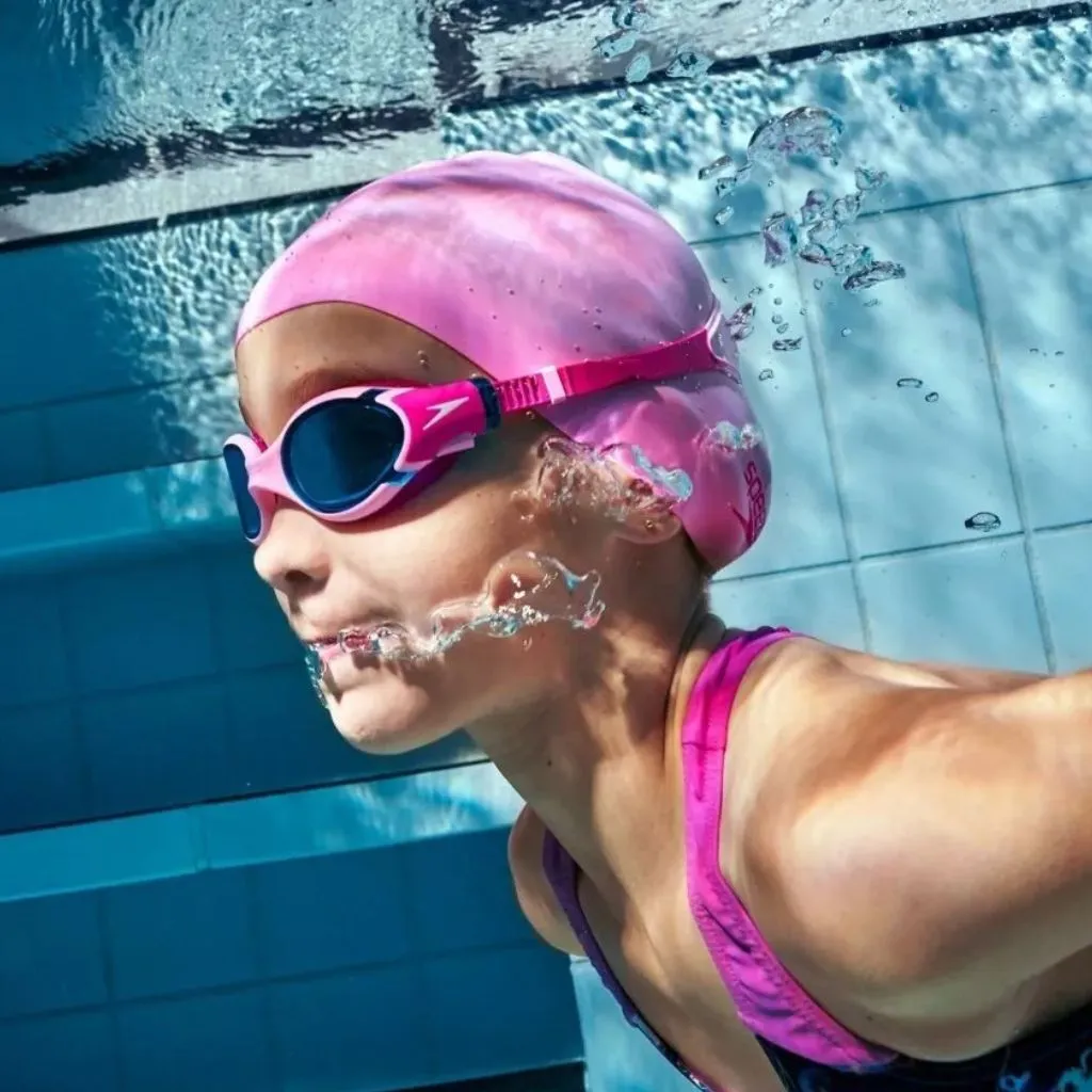 Speedo Biofuse 2.0 Junior Clear True Cobalt Lemon Drizzle