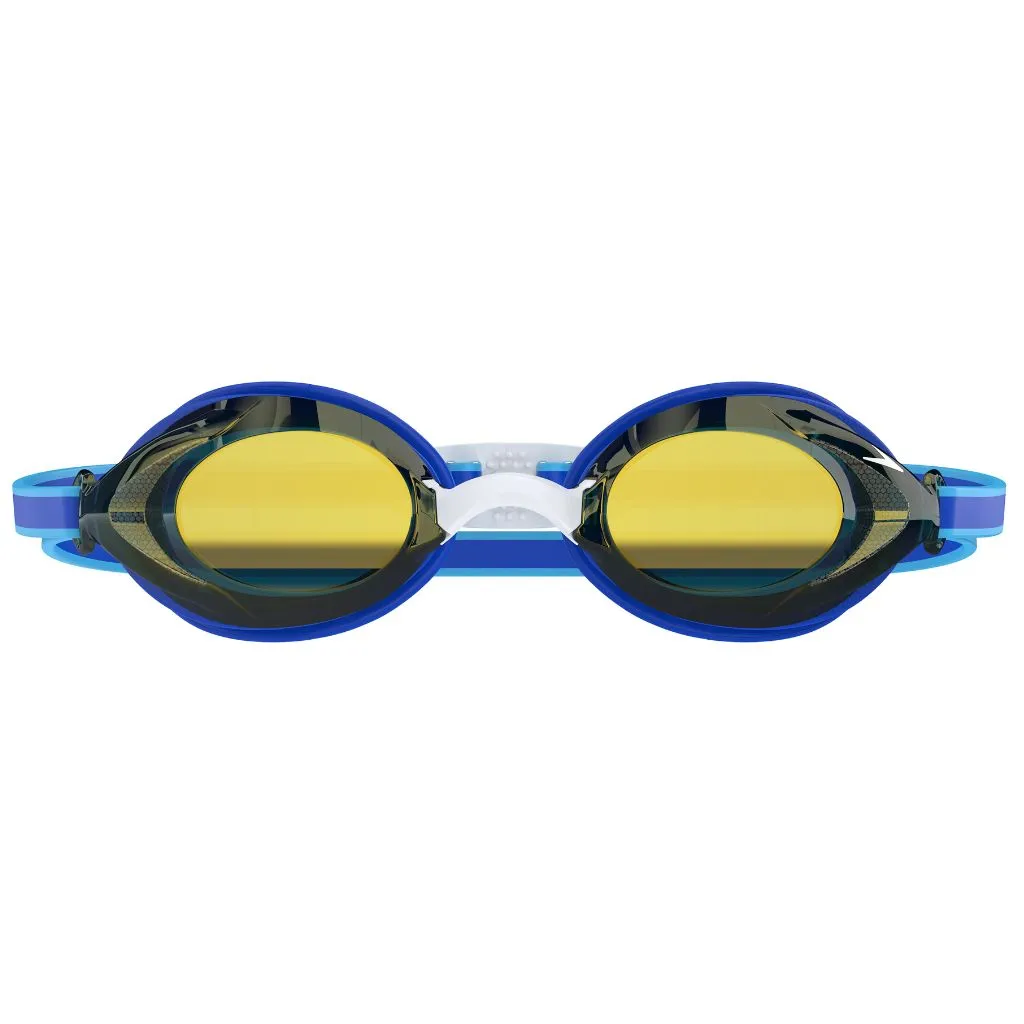 Speedo Junior Vanquisher 3.0 Mirrored Cobalt Blue Gold