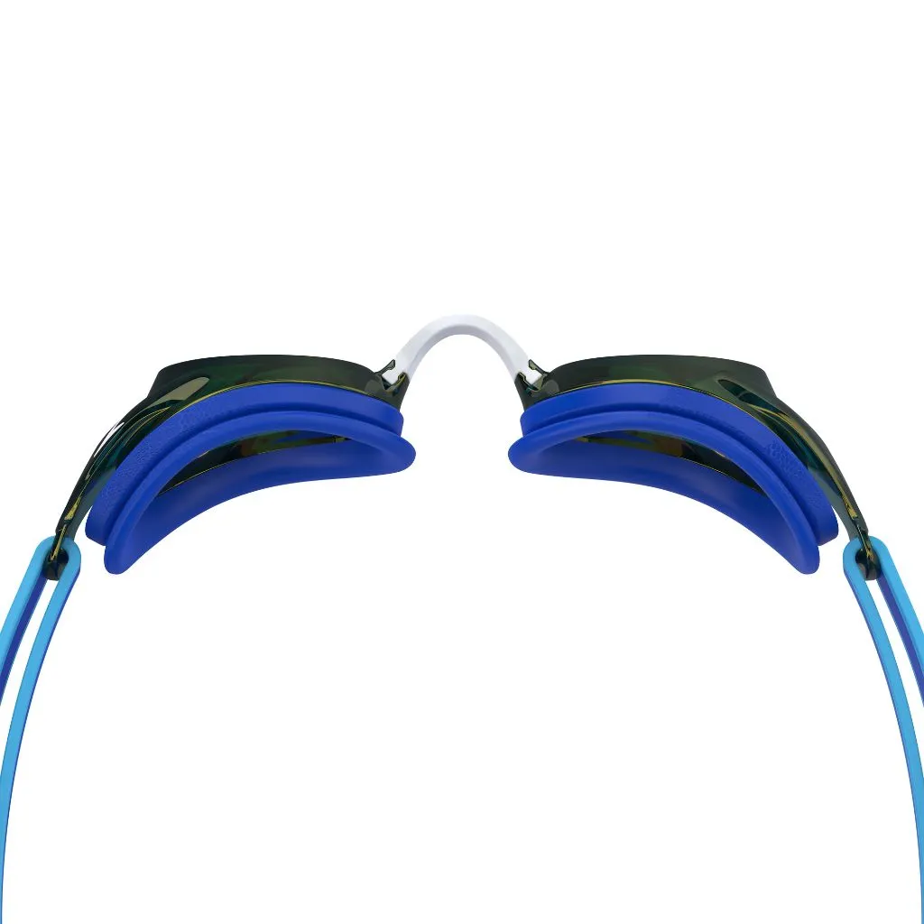 Speedo Junior Vanquisher 3.0 Mirrored Cobalt Blue Gold