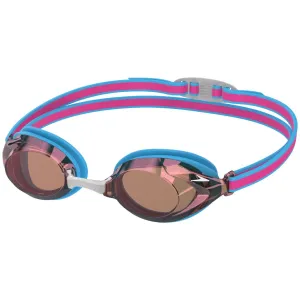 Speedo Junior Vanquisher 3.0 Mirrored Picton Blue Vermillion Gold