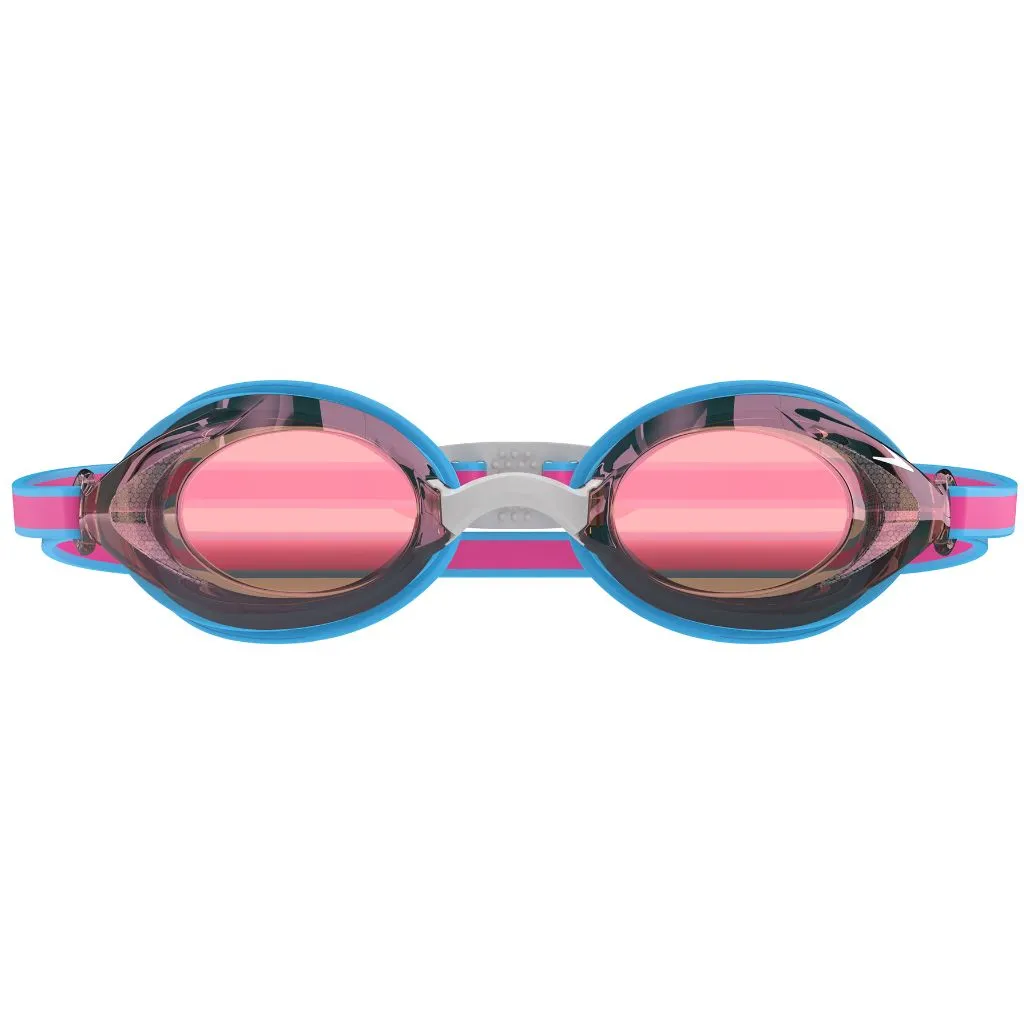 Speedo Junior Vanquisher 3.0 Mirrored Picton Blue Vermillion Gold