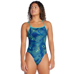 Speedo Printed Tri Back - Cobalt Blue