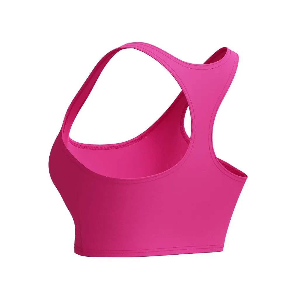 Speedo Solid Logo Crop Top Pink