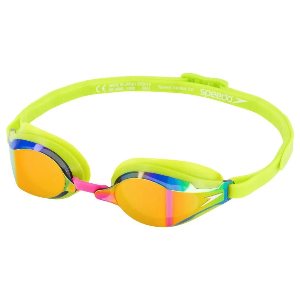 Speedo Speed Socket 2.0 Mirrored Lime Green