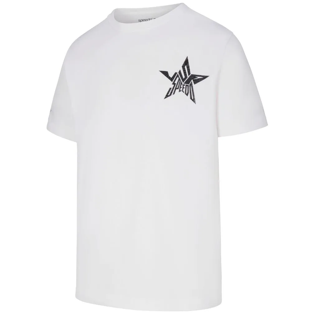 Speedo Unisex Adult Olympic Trials Short Sleeve White