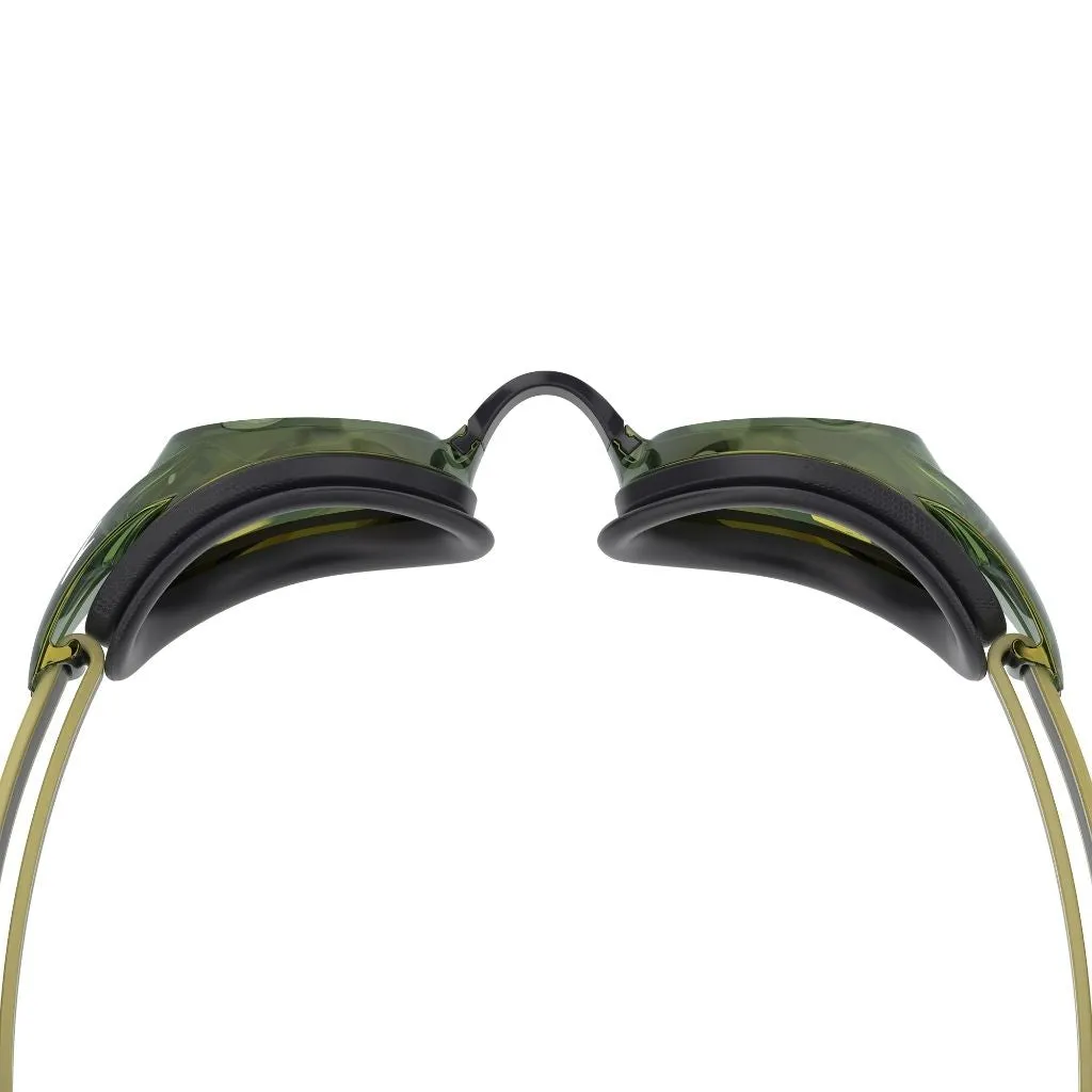Speedo Vanquisher 3.0 Mirrored Black Emerald Gold