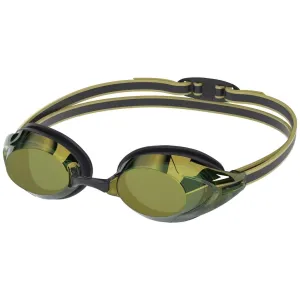 Speedo Vanquisher 3.0 Mirrored Black Emerald Gold
