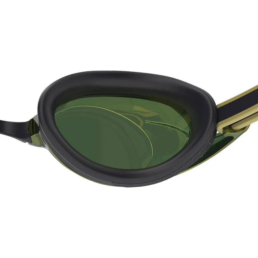 Speedo Vanquisher 3.0 Mirrored Black Emerald Gold