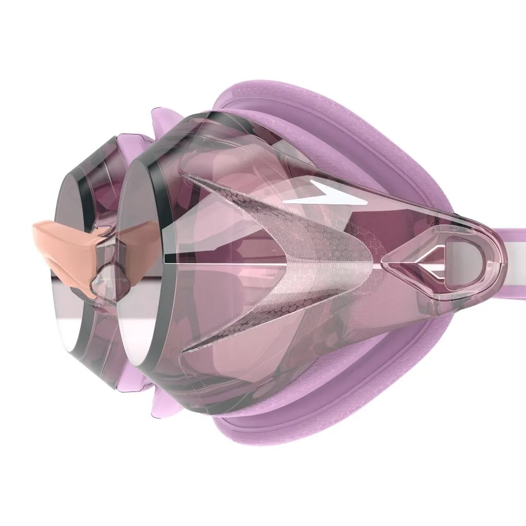 Speedo Womens Vanquisher 3.0 Mirrored Peony Pink Silver