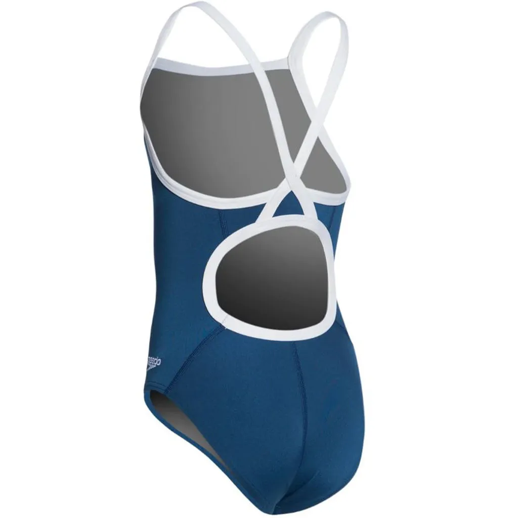 Speedo Youth Flyback Navy White
