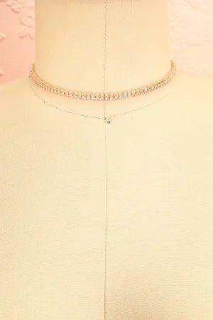 Tamarinier Gold | Crystal Choker