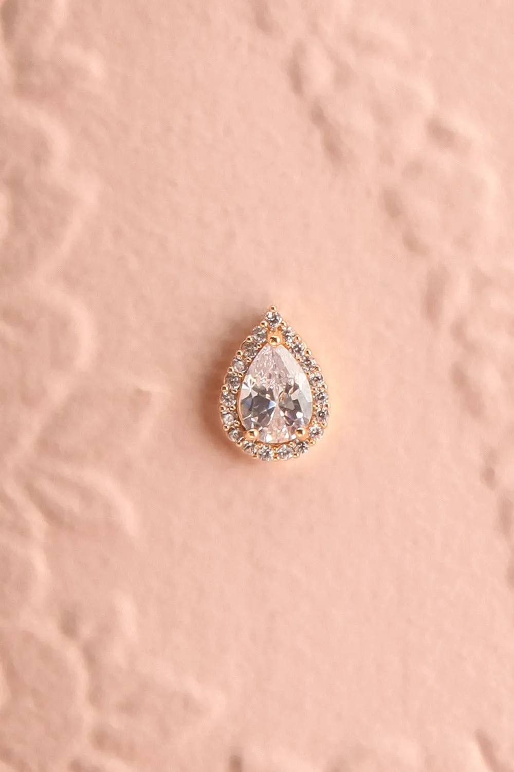 Ulrika Gold | Crystal Stud Earrings