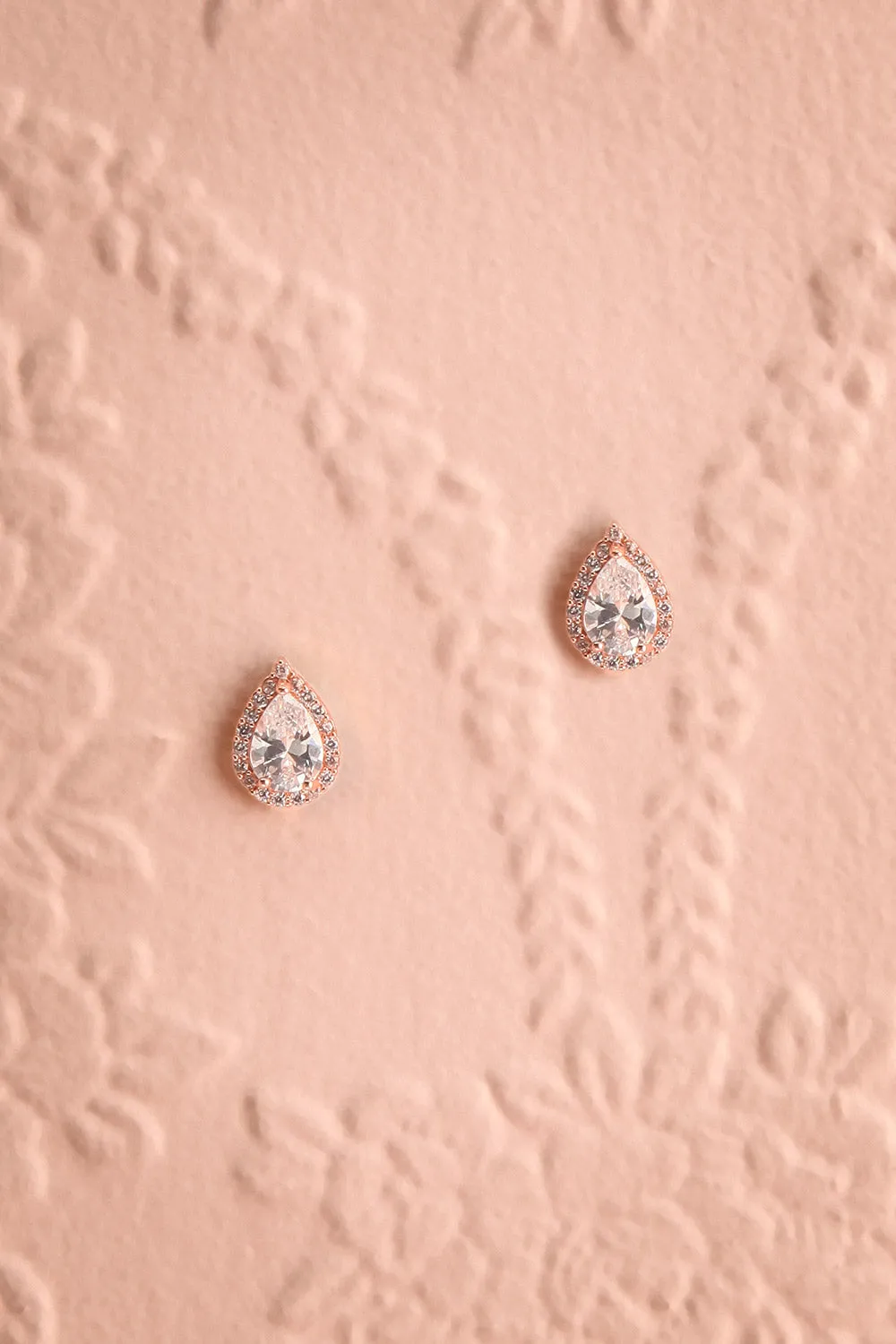 Ulrika Rosegold | Crystal Stud Earrings