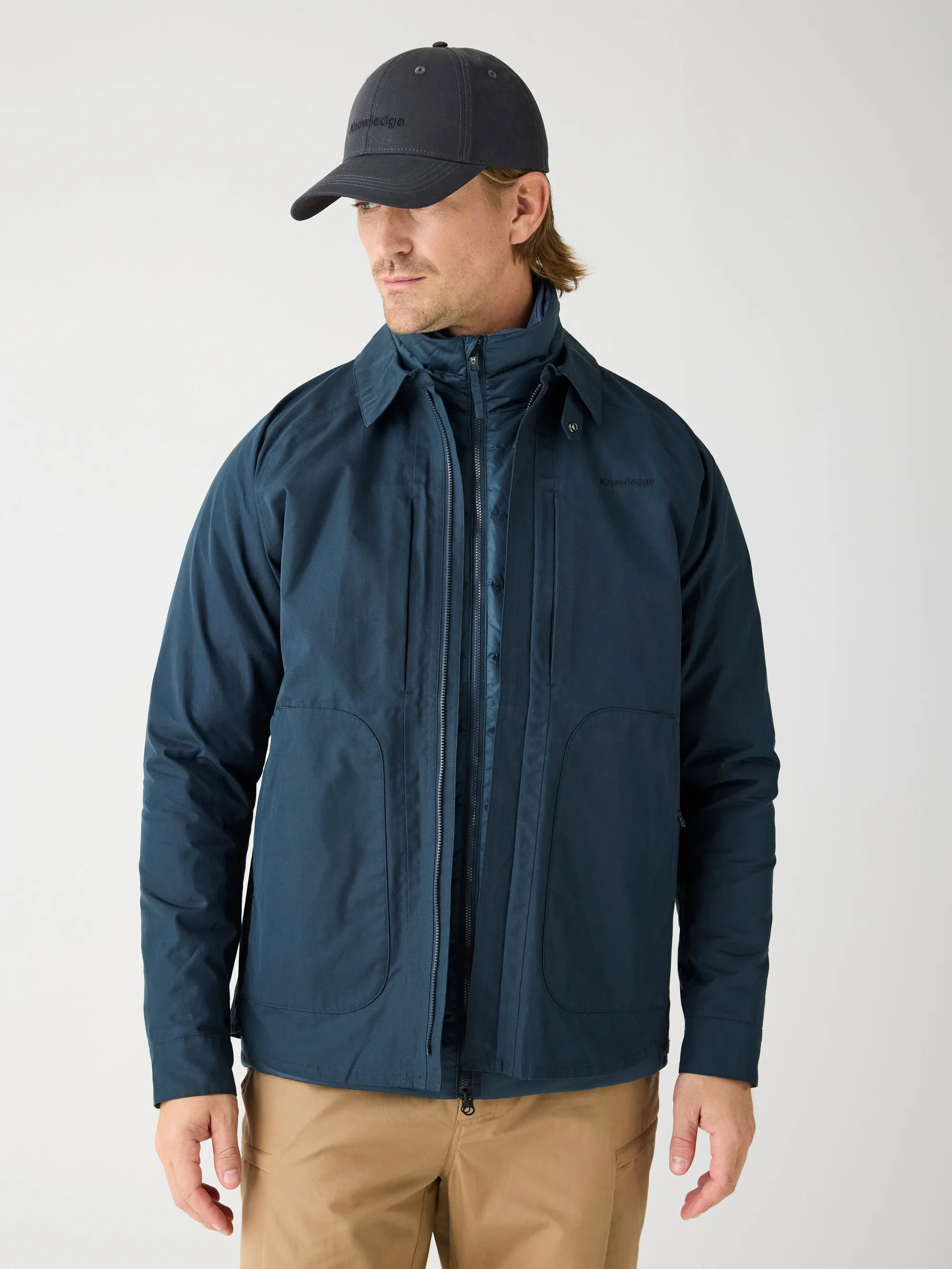 Vent Canvas 200 Classic Jacket - GOTS/Vegan - Total Eclipse Knowledge Cotton