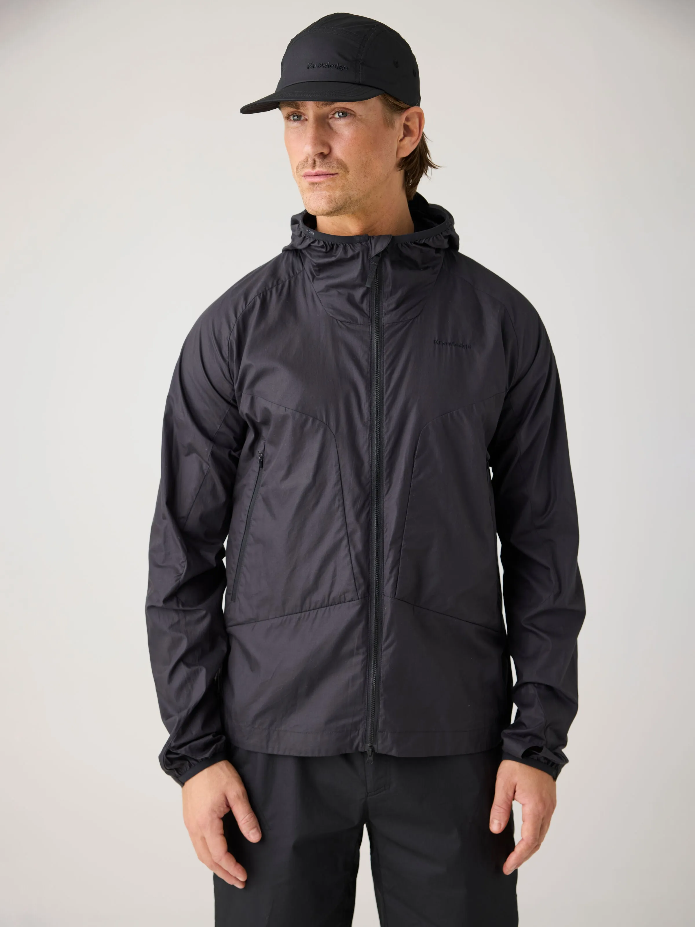 Vent Ripstop 90 lightweight jacket - Black Jet Knowledge Cotton