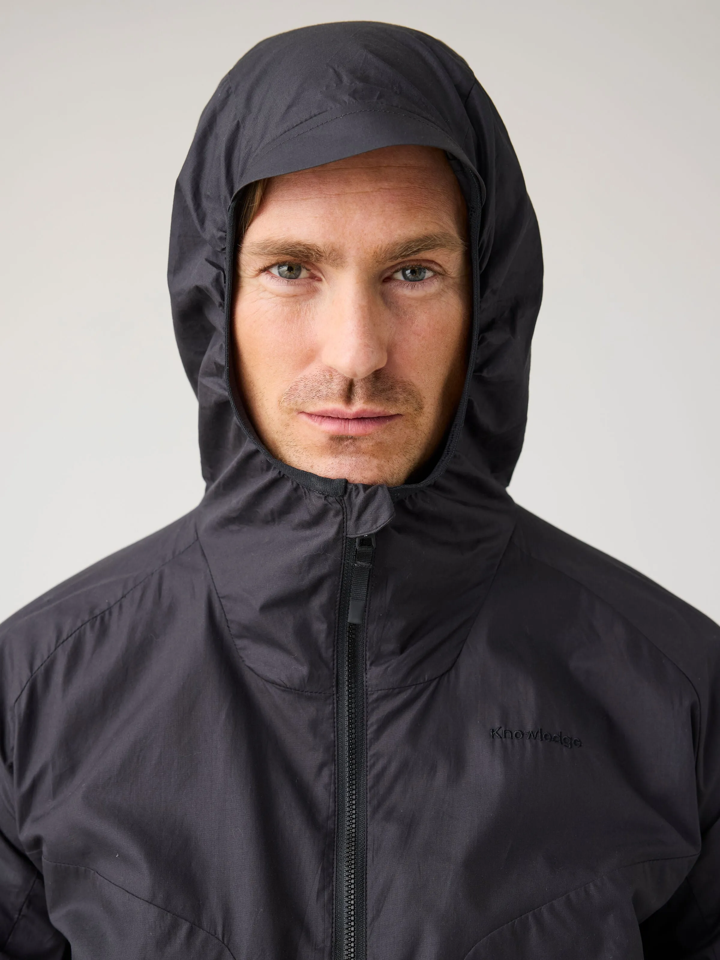 Vent Ripstop 90 lightweight jacket - Black Jet Knowledge Cotton