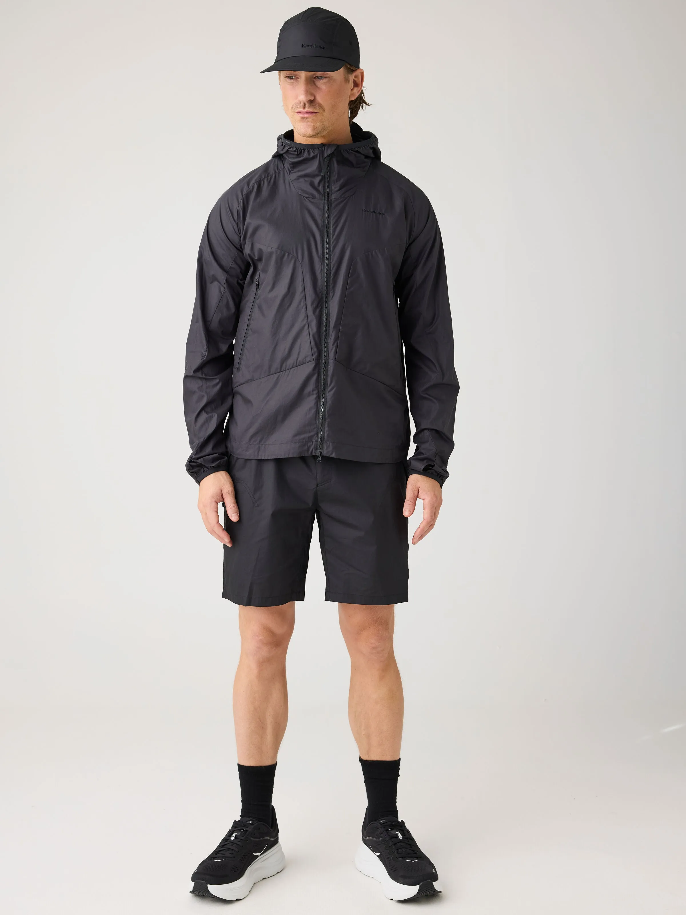 Vent Ripstop 90 lightweight jacket - Black Jet Knowledge Cotton