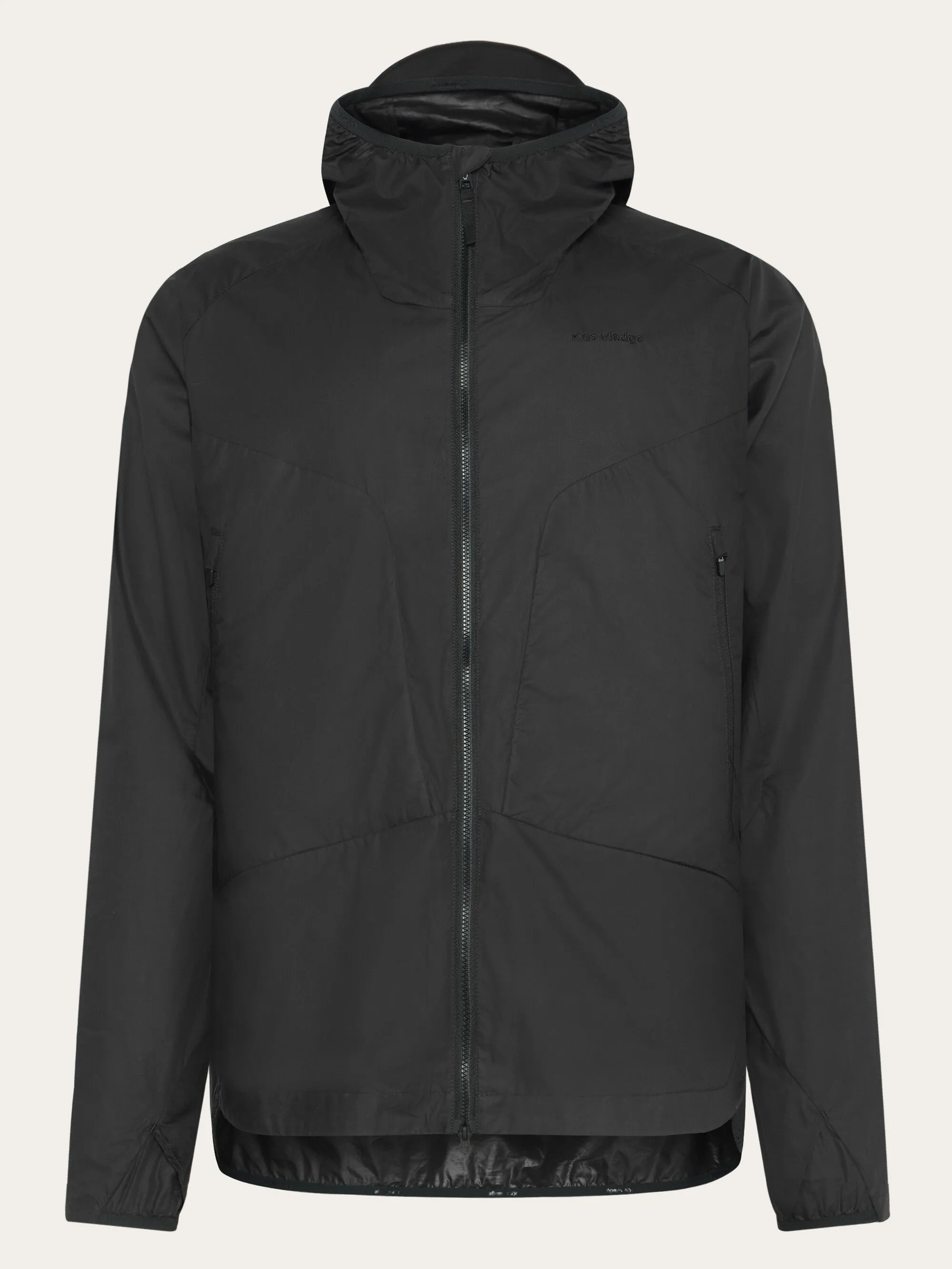 Vent Ripstop 90 lightweight jacket - Black Jet Knowledge Cotton