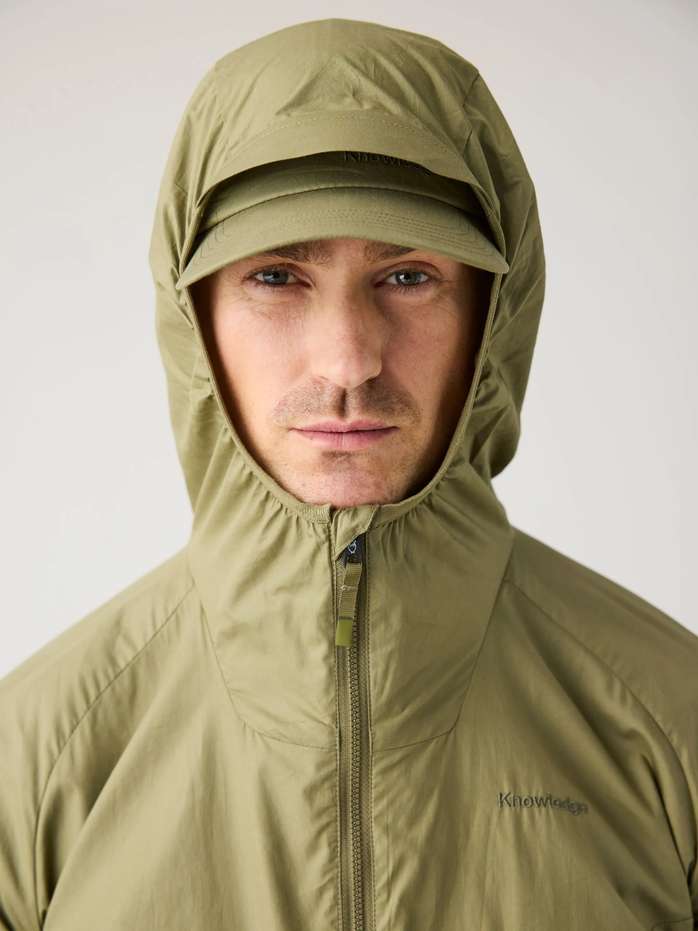 Vent Ripstop 90 lightweight jacket - Burned Olive Knowledge Cotton