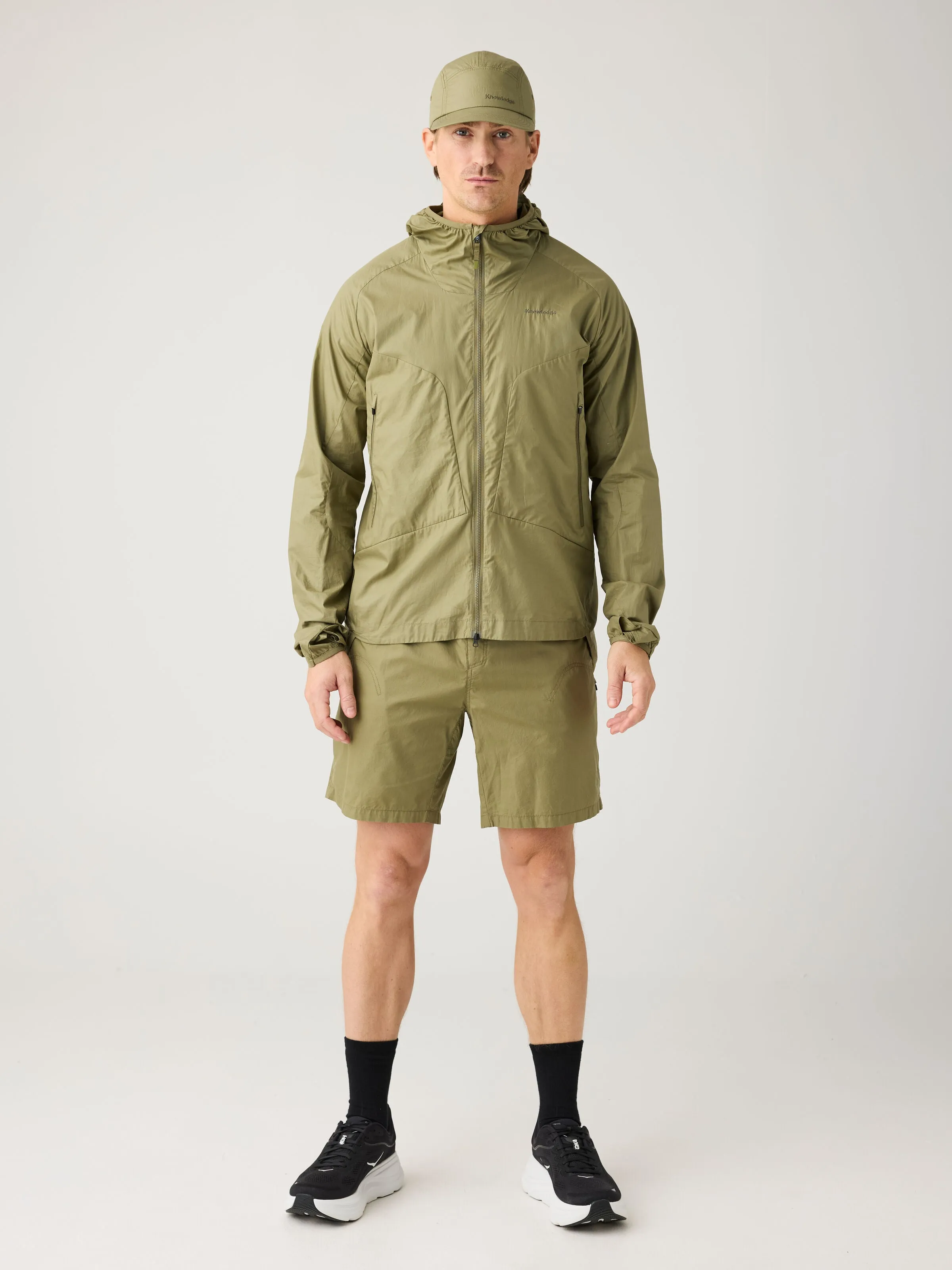 Vent Ripstop 90 lightweight jacket - Burned Olive Knowledge Cotton