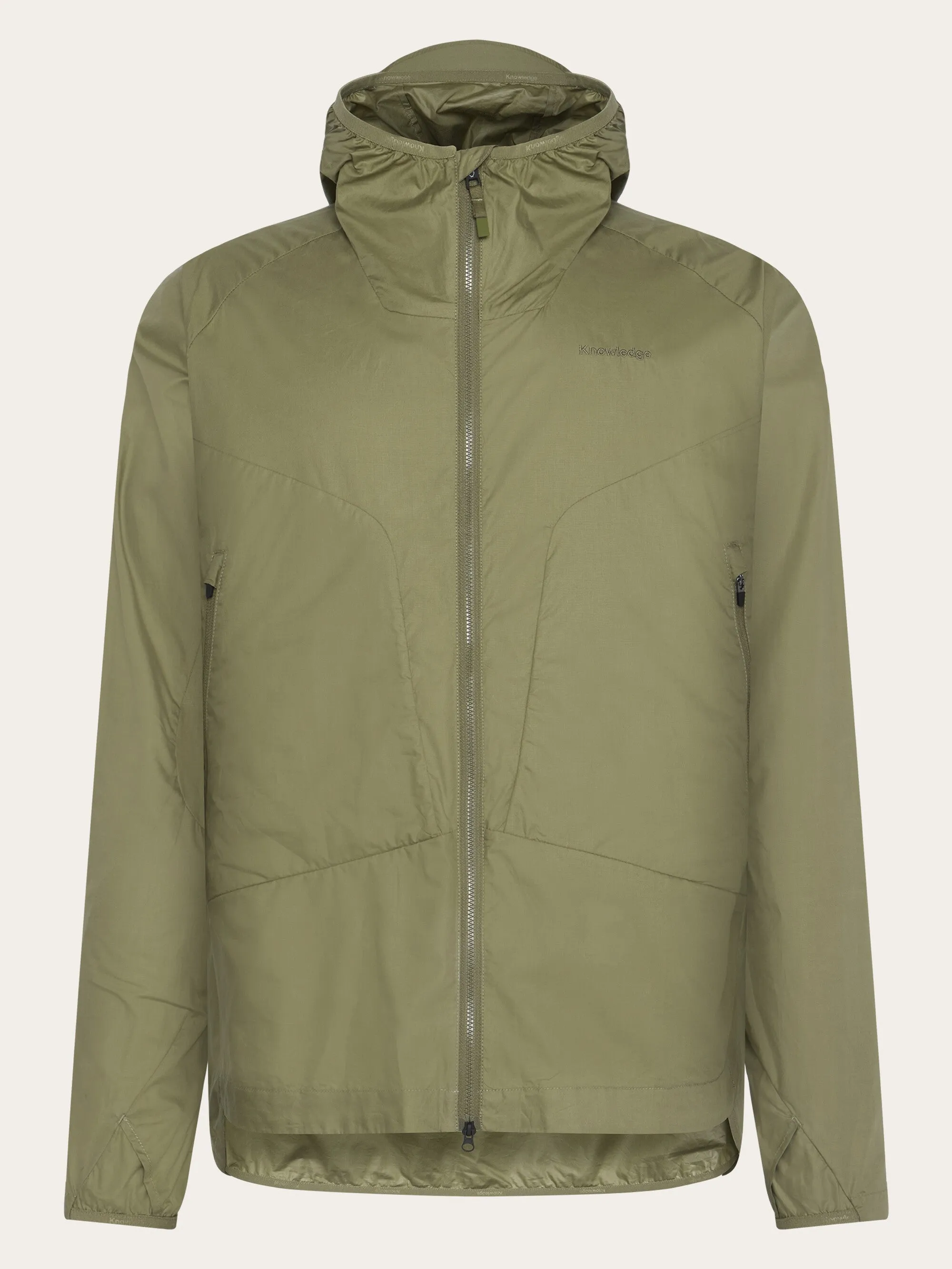 Vent Ripstop 90 lightweight jacket - Burned Olive Knowledge Cotton