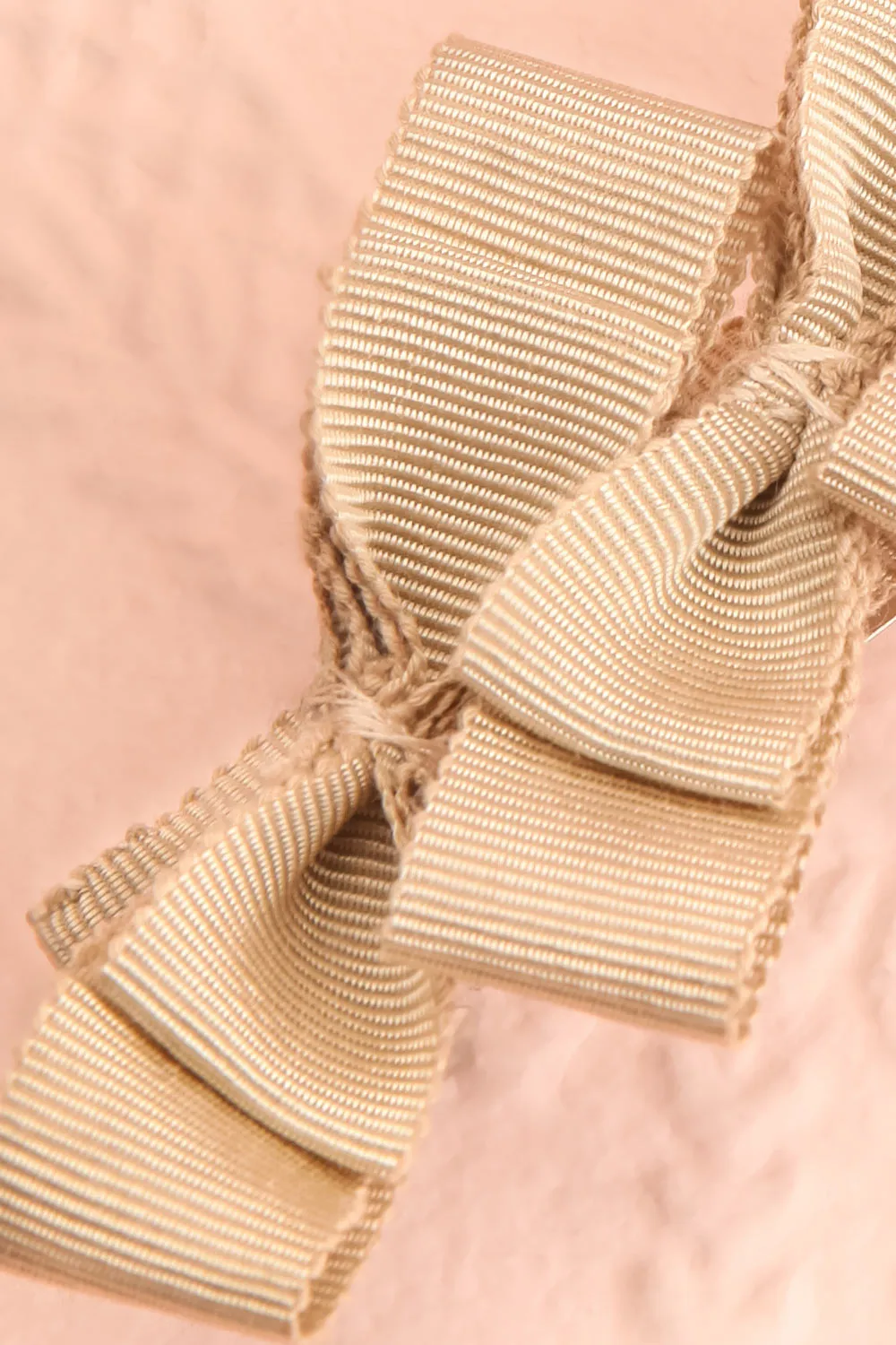 Venti Beige | Ribbon Hair Clip