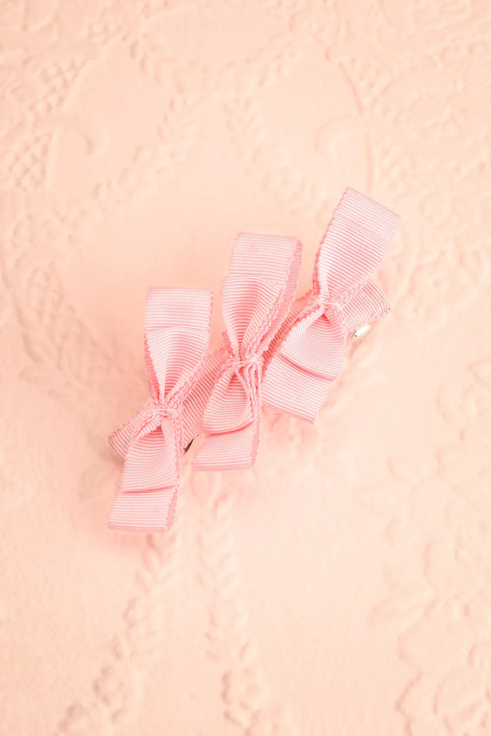 Venti Pink | Ribbon Hair Clip