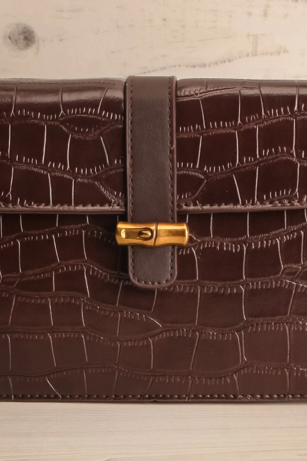 Vicky Brown | Faux Croc Leather Bag