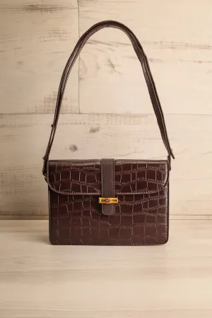 Vicky Brown | Faux Croc Leather Bag