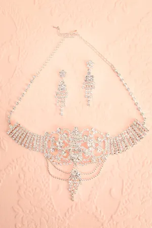 Vivien Leigh | Crystal Earrings & Necklace Set
