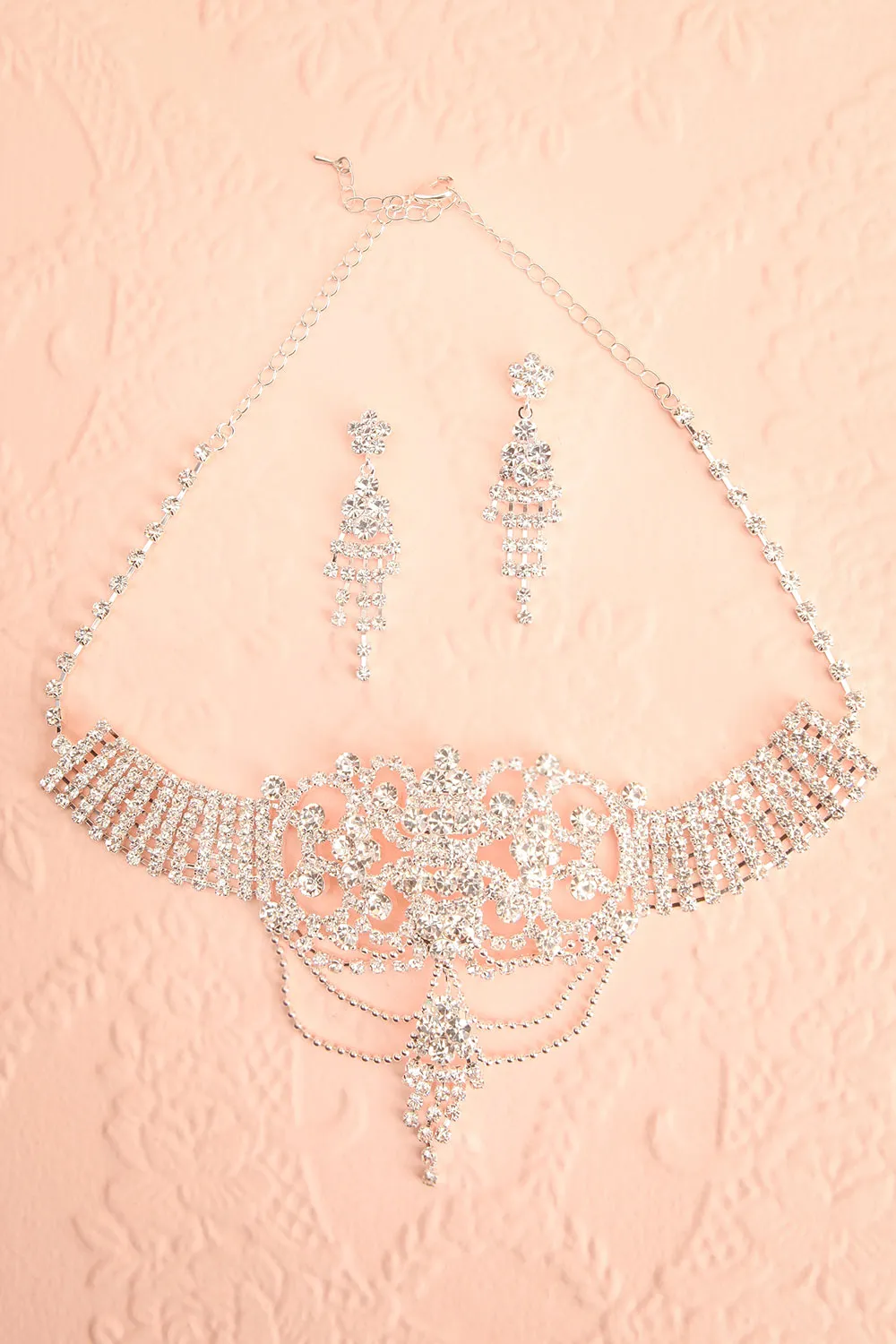 Vivien Leigh | Crystal Earrings & Necklace Set