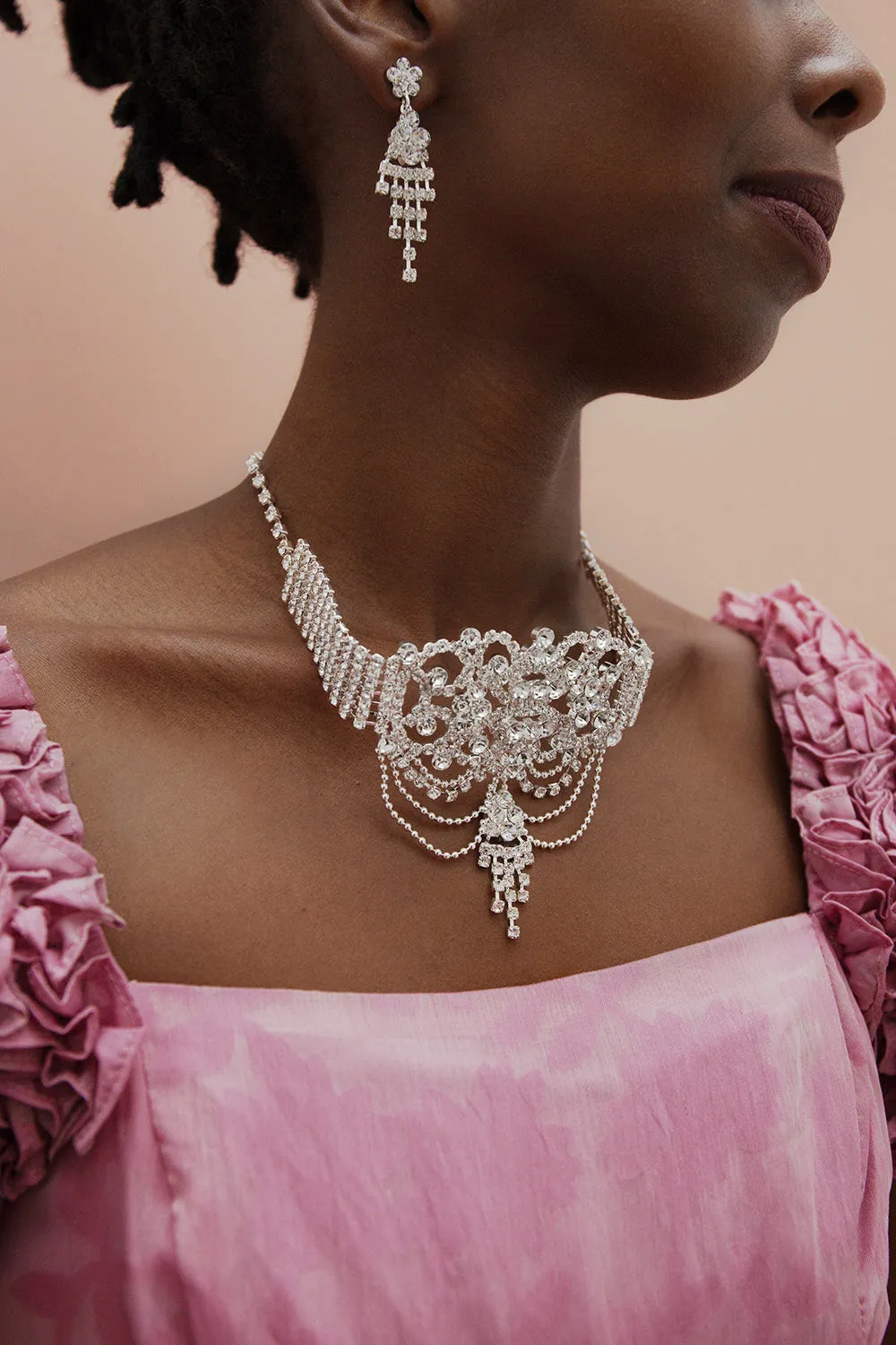 Vivien Leigh | Crystal Earrings & Necklace Set