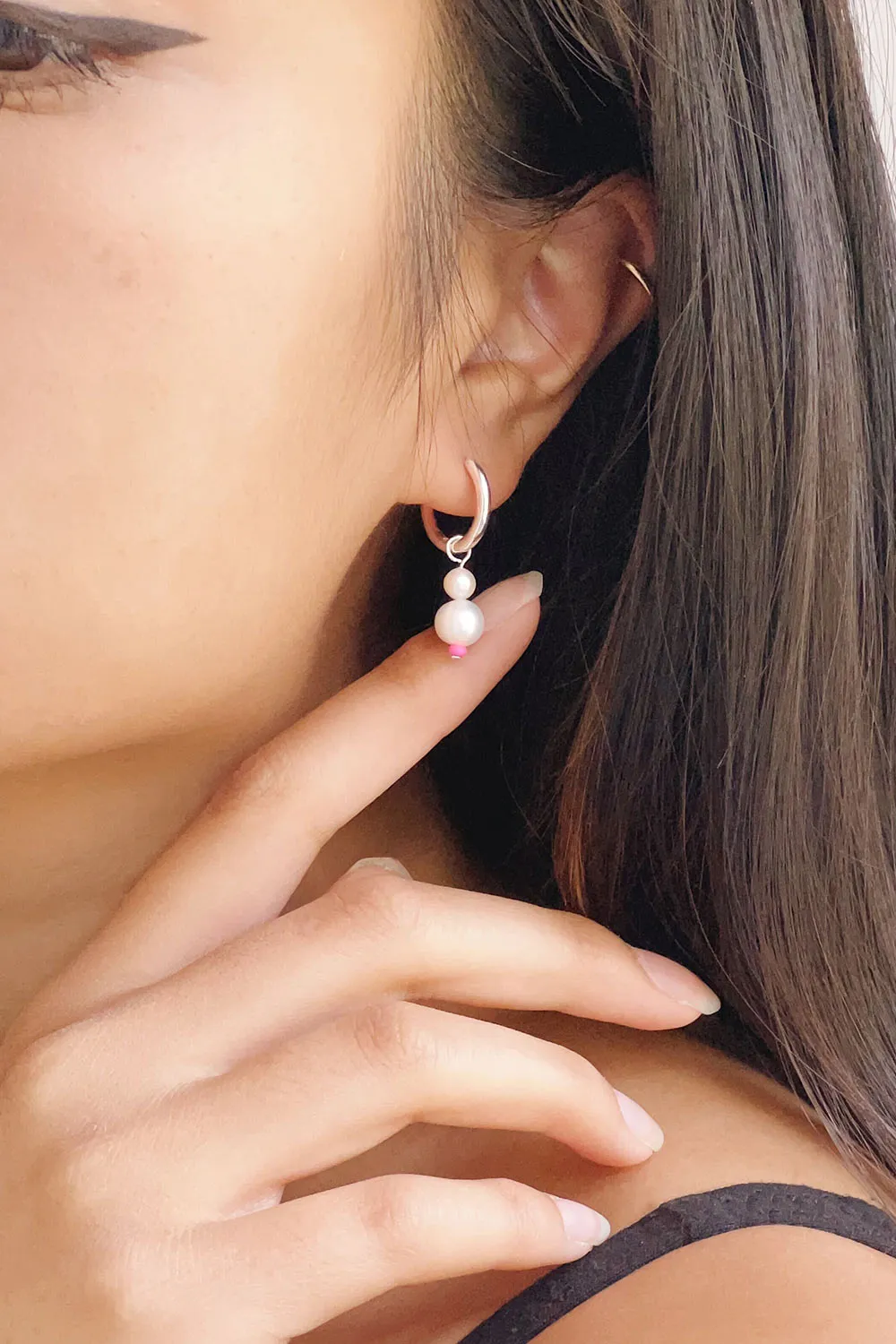 Wainaku Silver | Freshwater Pearl Earrings Set