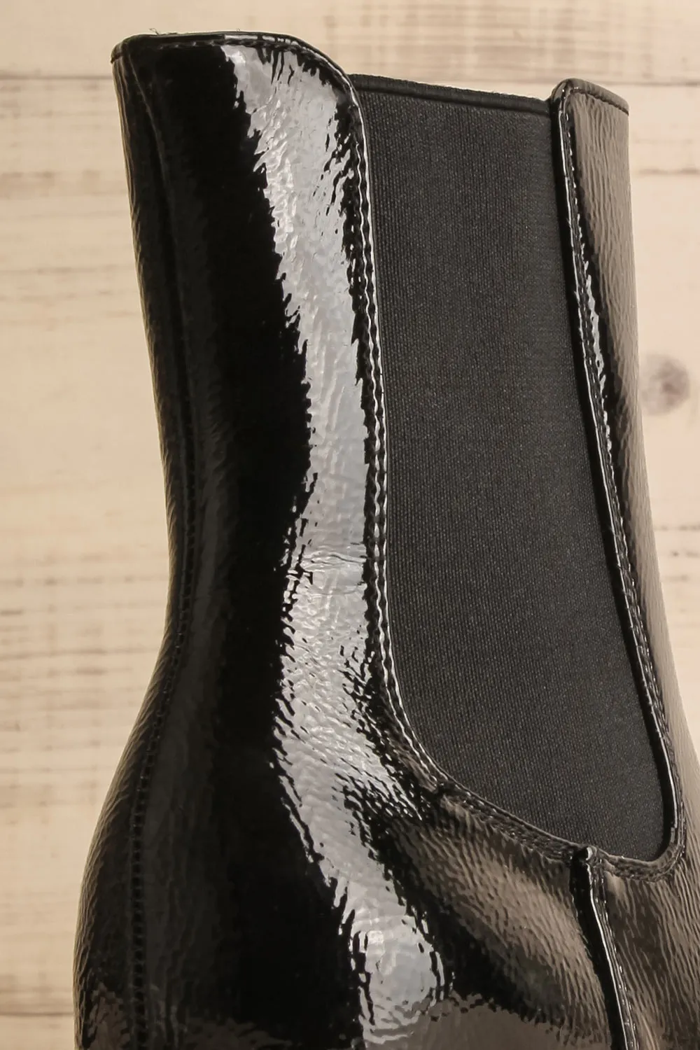 Westie | Black Platform Heeled Boots