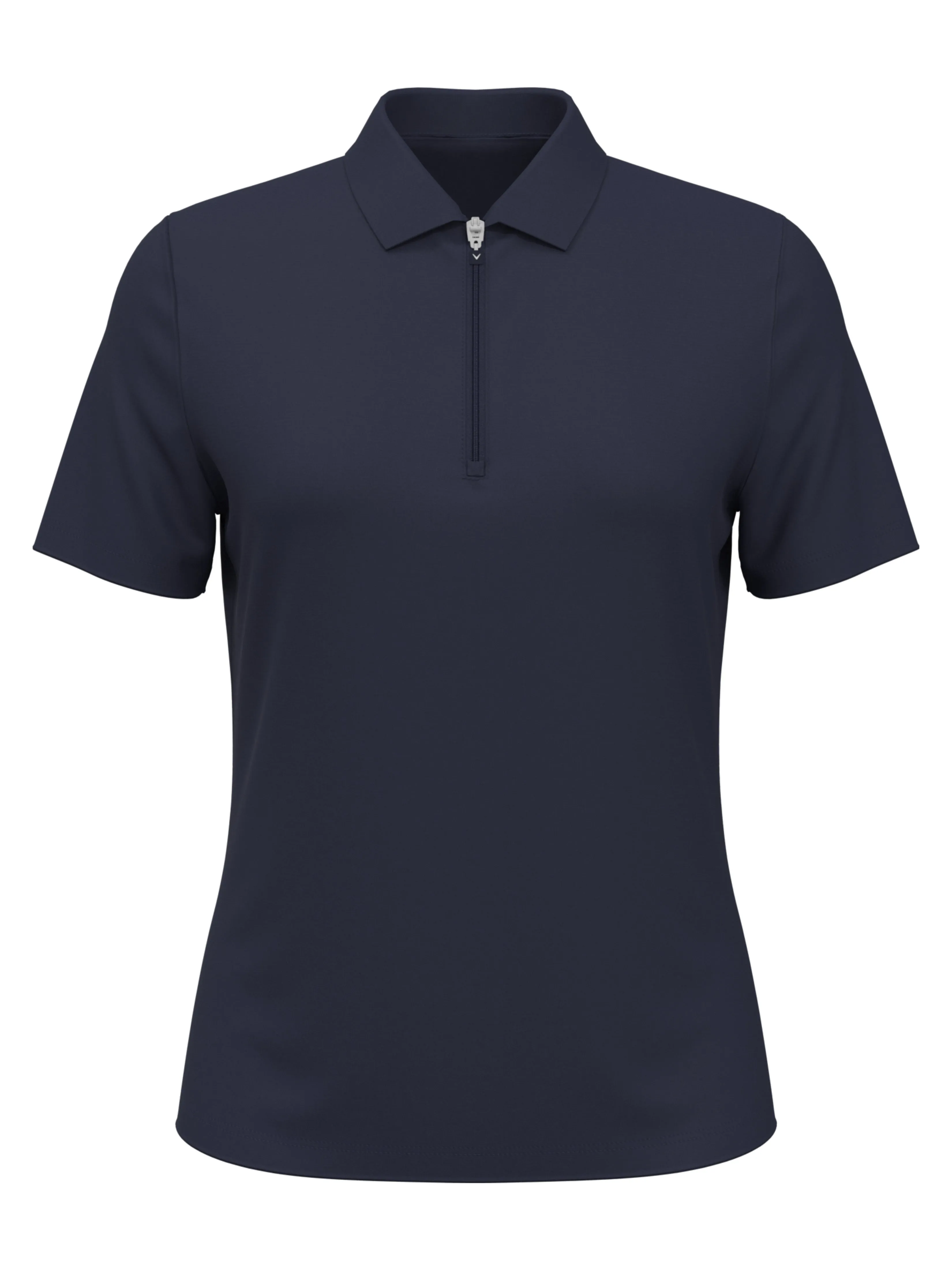 Womens 1/4 Zip Solid Golf Polo Callaway Apparel