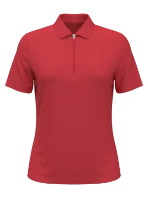 Womens 1/4 Zip Solid Golf Polo Callaway Apparel