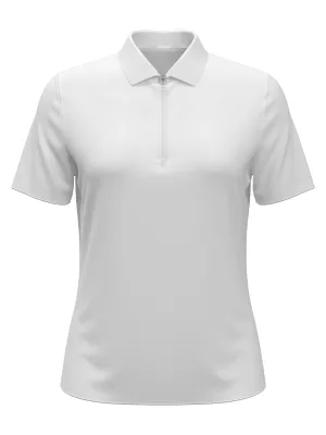 Womens 1/4 Zip Solid Golf Polo Callaway Apparel
