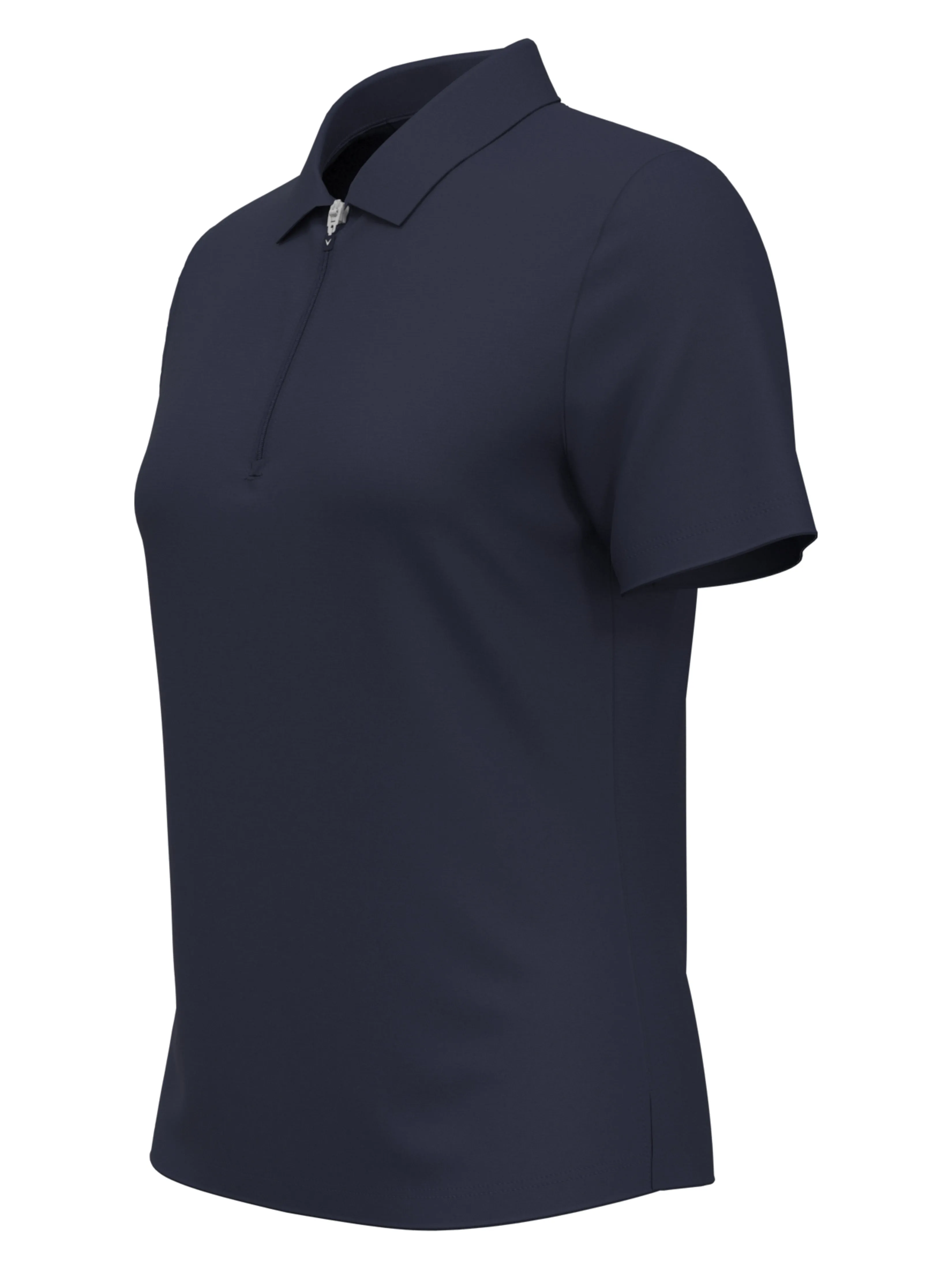 Womens 1/4 Zip Solid Golf Polo Callaway Apparel