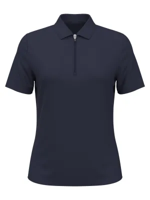 Womens 1/4 Zip Solid Golf Polo Callaway Apparel
