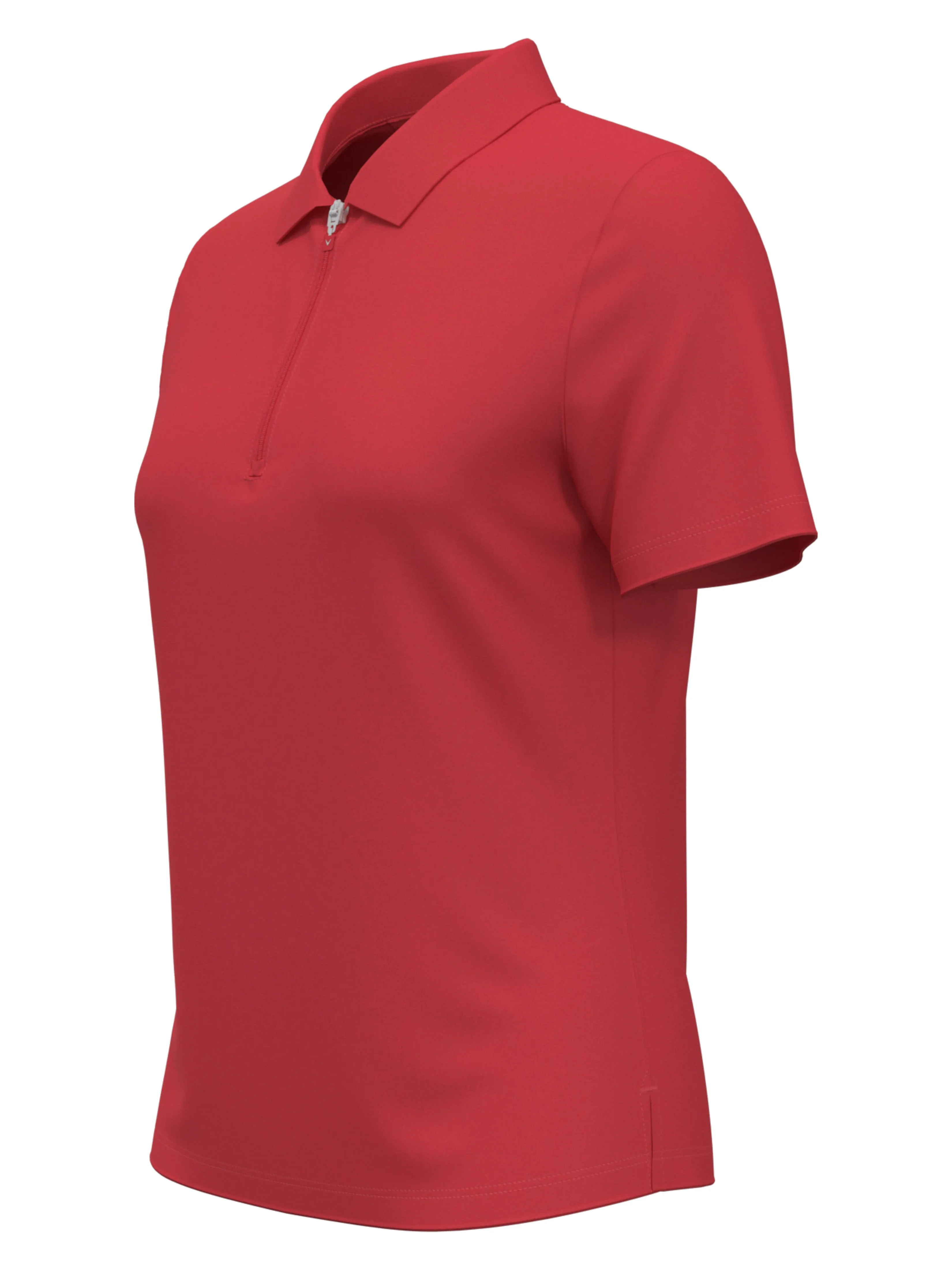 Womens 1/4 Zip Solid Golf Polo Callaway Apparel