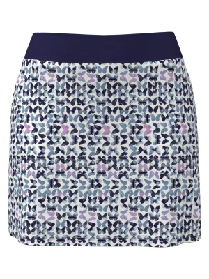 Womens 16" Butterfly Print Color Block Golf Skort Callaway Apparel