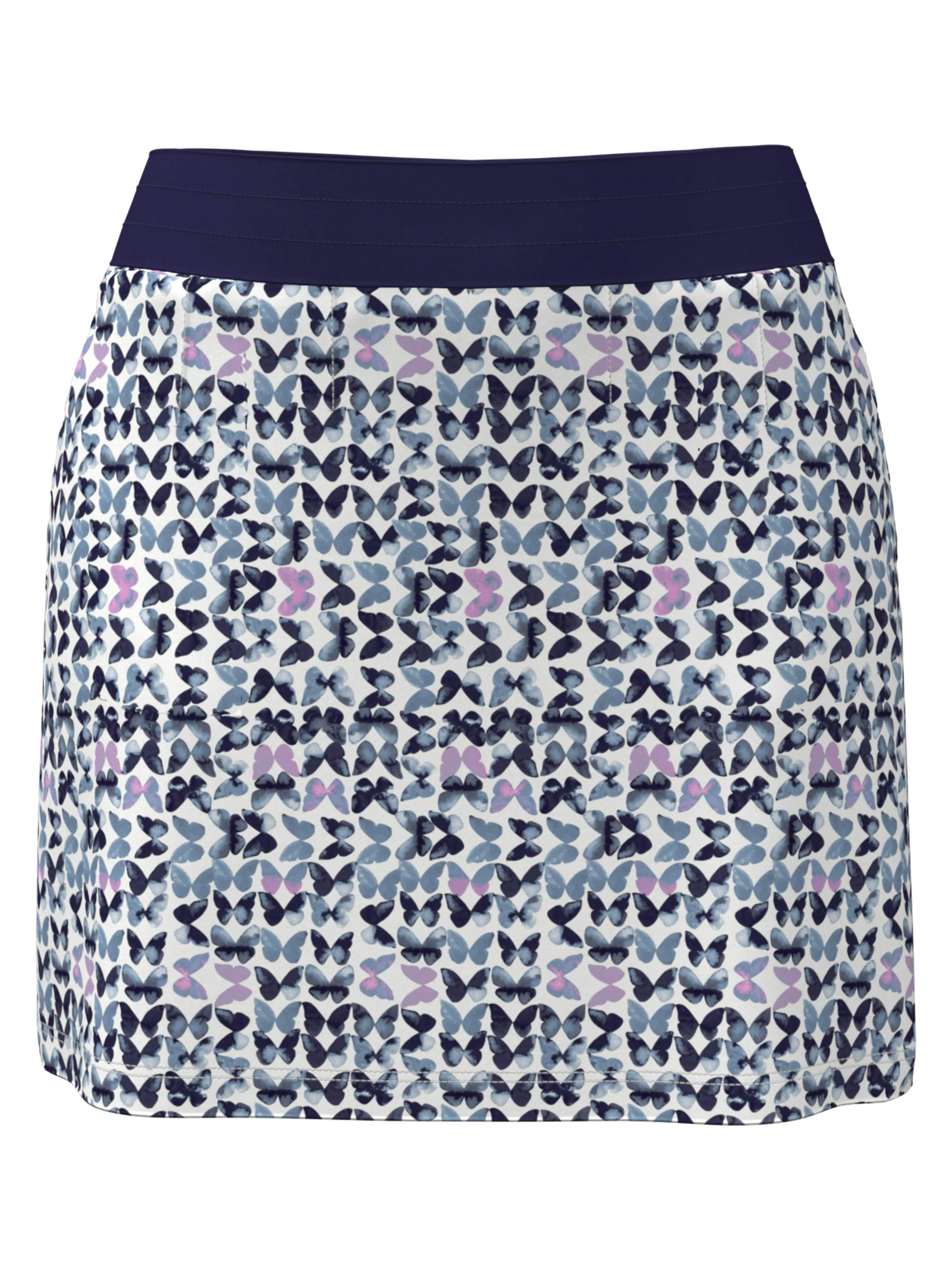 Womens 16" Butterfly Print Color Block Golf Skort Callaway Apparel