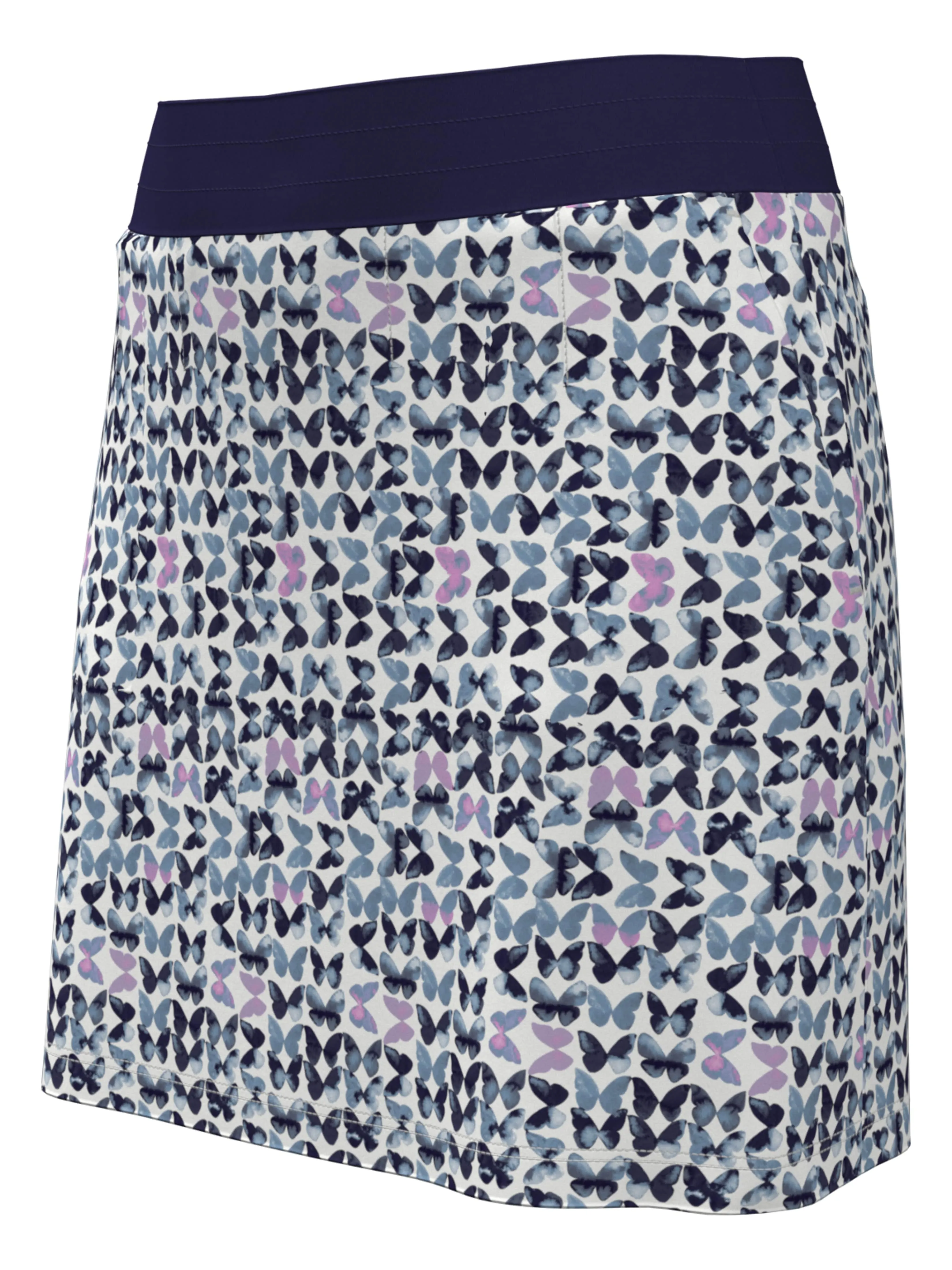 Womens 16" Butterfly Print Color Block Golf Skort Callaway Apparel